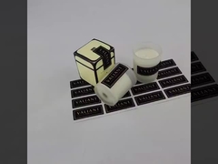 aksamitna naklejka na świecę