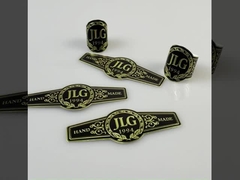 Artystyczny papier Wyjmowalny Cigar Band Drukowanie Etching Ring Foil Label Drukowanie