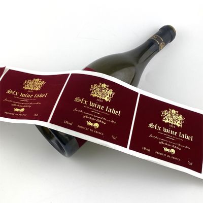 kupować Czerwone aksamitne butelki z winem Etykiety srebrne wymocowanie private label Wino do butelek szklanych online manufacture