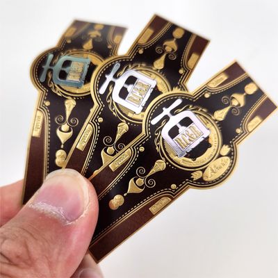 Dobra cena. Luxury Paper Label Band Print Cigars Gold Foil Cigar Label Band Cigarette Label Embossed Gold Stamping Sticker w Internecie