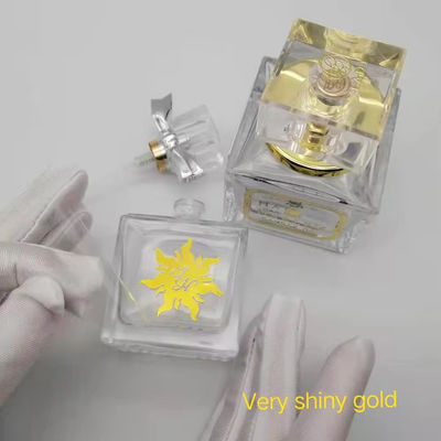 Niestandardowe metalowe etykiety na winach wodoszczelne 3D wygrawerowane z złotych folii etykiety na winach do whisky