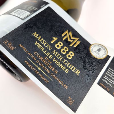 kupować CMYK Odciskanie etykiet szampanowych na zamówienie online manufacture
