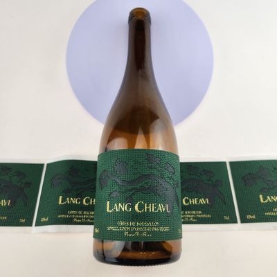 kupować Niestandardowa etykieta ze skóry PU Etykiety butelki z winem Etykiety ze skóry z folii srebrnej Etykiety marki do czerwonego wina online manufacture