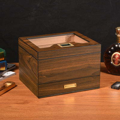 kupować Drukowanie etykiet na cygarach Humidor Temperatura regulowana Przejrzyste okna Wodoszczelna drukowanie etykiet online manufacture