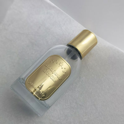 Złota folia Wyklejone Drukowanie Perfumety Etykieta Perfumy Naklejki Logo Niestandardowe Etykieta kwadratowa Do butelek perfum