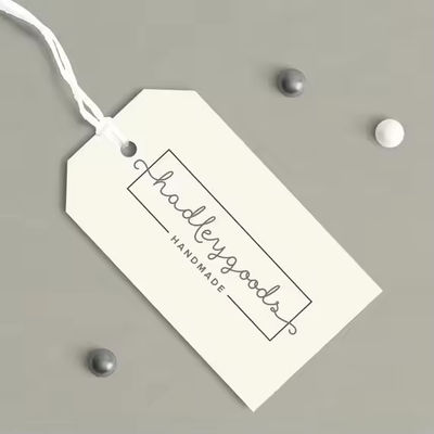Custom Clothing Tag Card for Men's & Women's Collar Hanging Label