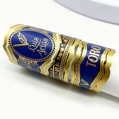kupować Custom Logo Cigar Label with Full-automatic Production and Customized Shape for Premium Branding online manufacture
