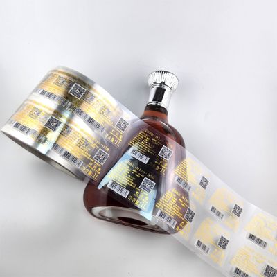 Dobra cena. Przejrzystość etykiety brandy wodoodporne 3D niestandardowe etykiety butelki wina w Internecie