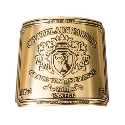Dobra cena. Całkowicie automatyczna linia produkcyjna Etykiety aluminiowe Samoprzylepne naklejki metalowe z wyrazami do czerwonego wina w Internecie