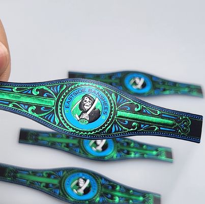 Dobra cena. Premium Custom OEM wodoodporny winylowy pierścień na cygarach z UV i wymową wysokiej jakości w Internecie